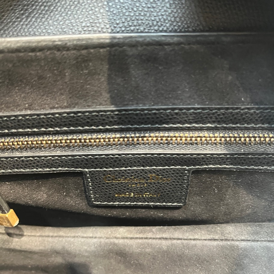 DIOR Saddle Strap Handbag Black Size ONE SIZE
