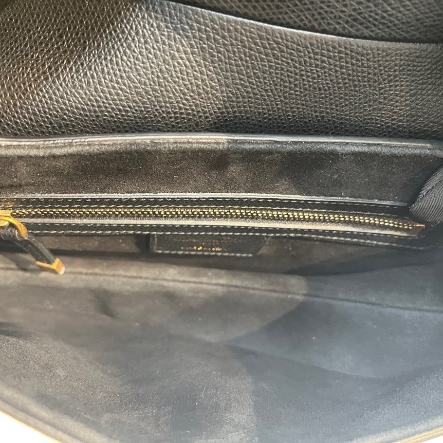 DIOR Saddle Strap Handbag Black Size ONE SIZE