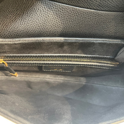 DIOR Saddle Strap Handbag Black Size ONE SIZE