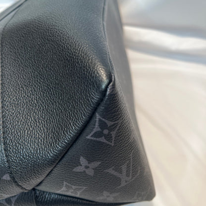 LOUIS VUITTON Saumur Monogram Eclipse Tote Bag Black