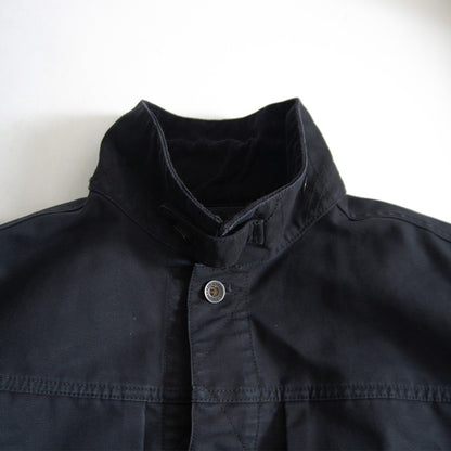 Engineered Garments Black Cotton Trucker Jacket Size M