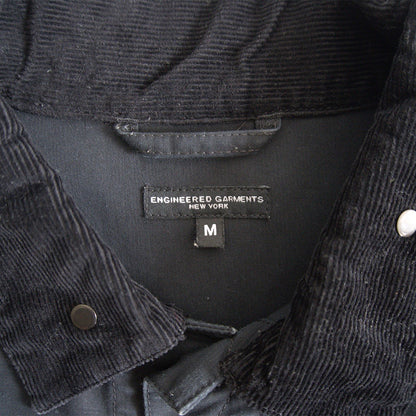 Engineered Garments Black Cotton Trucker Jacket Size M