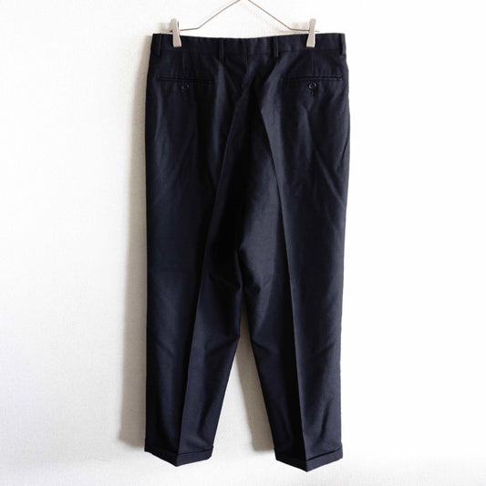 GIORGIO ARMANI 80s-90s Black 2-Pleat Trousers Size 52