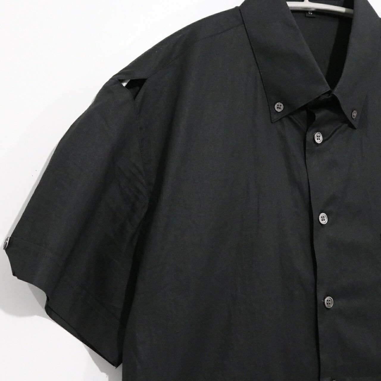 RAF SIMONS 06SS Icarus Button Down Shirt Black Size 46