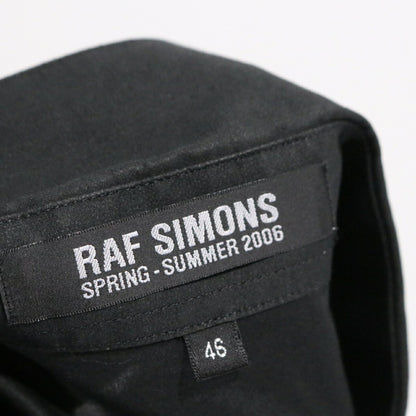 RAF SIMONS 06SS Icarus Button Down Shirt Black Size 46