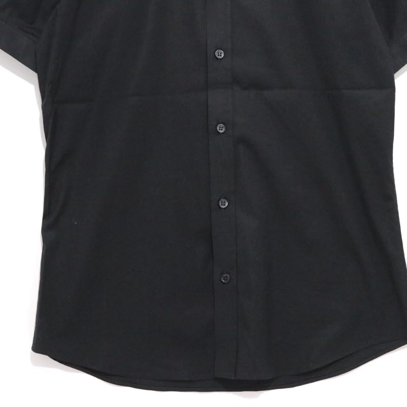 Alexander McQueen 13SS Back Strap BD Shirt Black Size 46