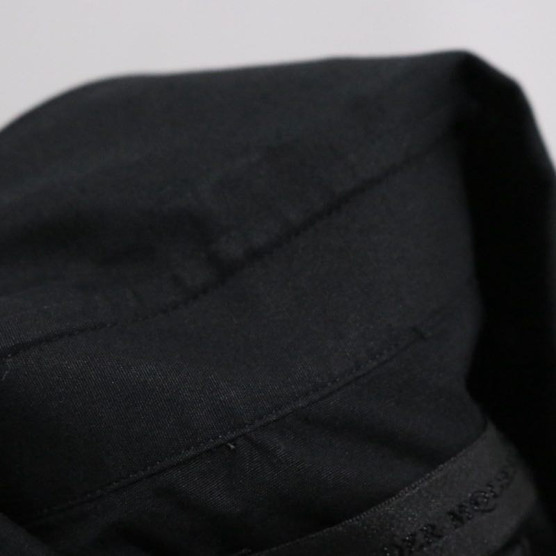 Alexander McQueen 13SS Back Strap BD Shirt Black Size 46