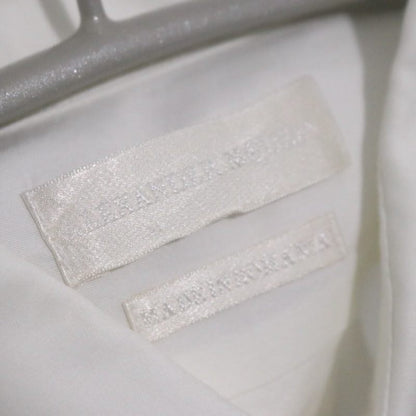 Alexander McQueen 13SS Back Strap Shirt White Size 46