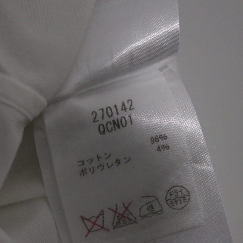 Alexander McQueen 13SS Back Strap Shirt White Size 46