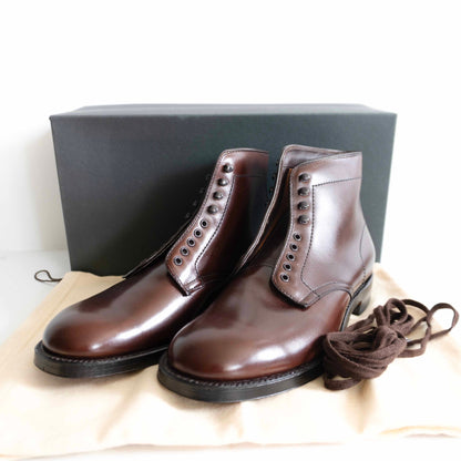 ALDEN N9801H Military Plain Toe Boots Calf Leather Size 8D