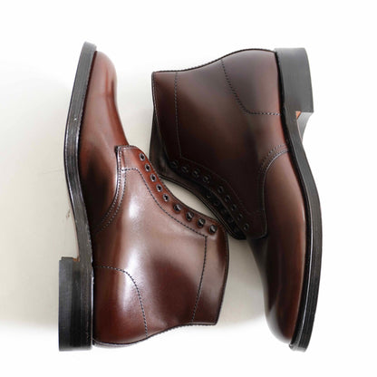 ALDEN N9801H Military Plain Toe Boots Calf Leather Size 8D