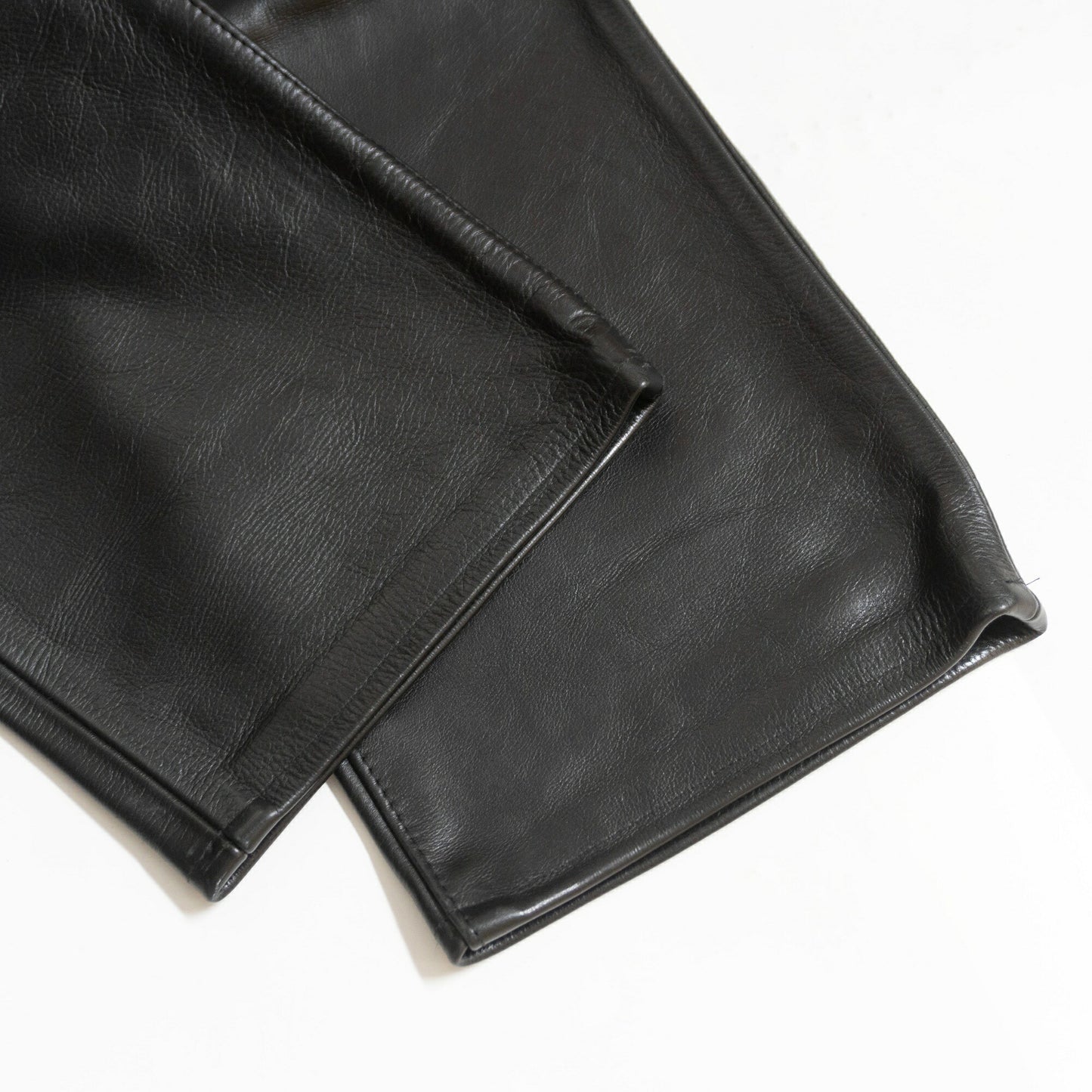 AERO LEATHER Black Steerhide Leather Pants Size 32