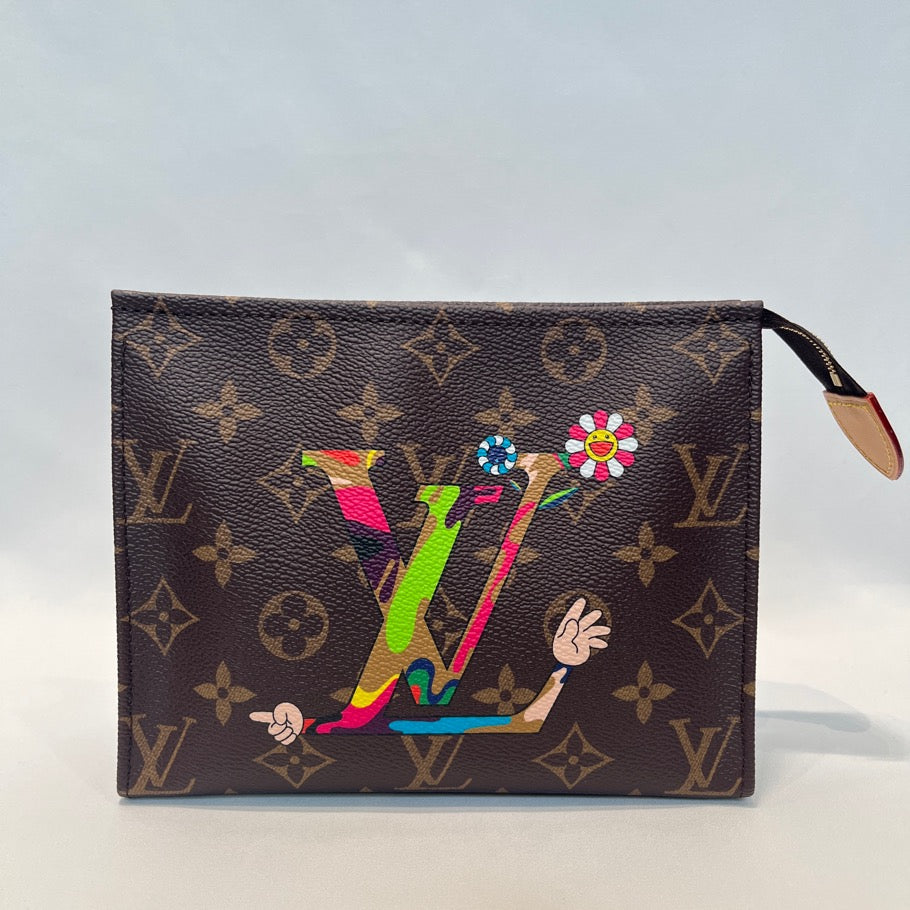 Louis Vuitton Murakami Monogram Pochette Bag Size ONE SIZE