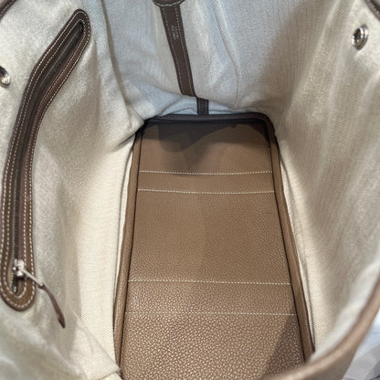 Hermes Garden Party PM Etoupe Leather Tote Bag Size ONE SIZE