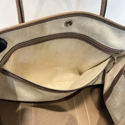 Hermes Garden Party PM Etoupe Leather Tote Bag Size ONE SIZE