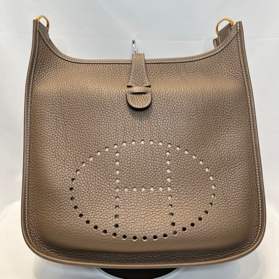 Hermes Evelyne III PM Etoupe Shoulder Bag Size ONE SIZE