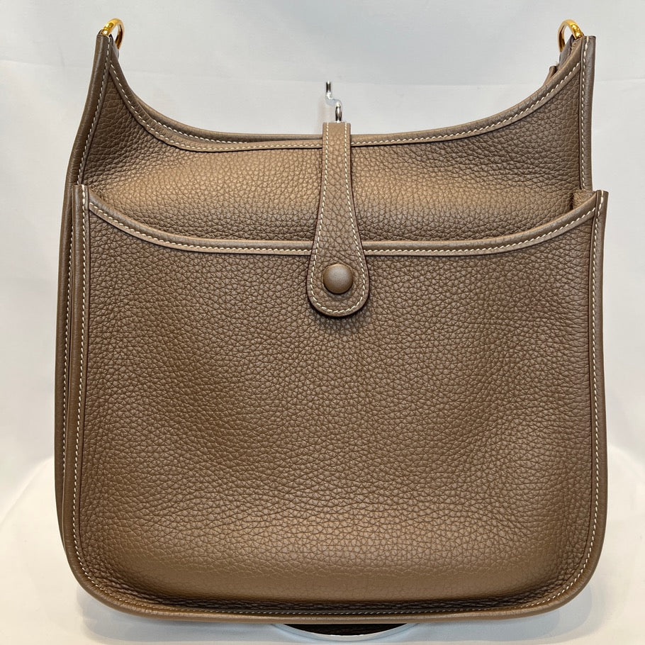 Hermes Evelyne III PM Etoupe Shoulder Bag Size ONE SIZE