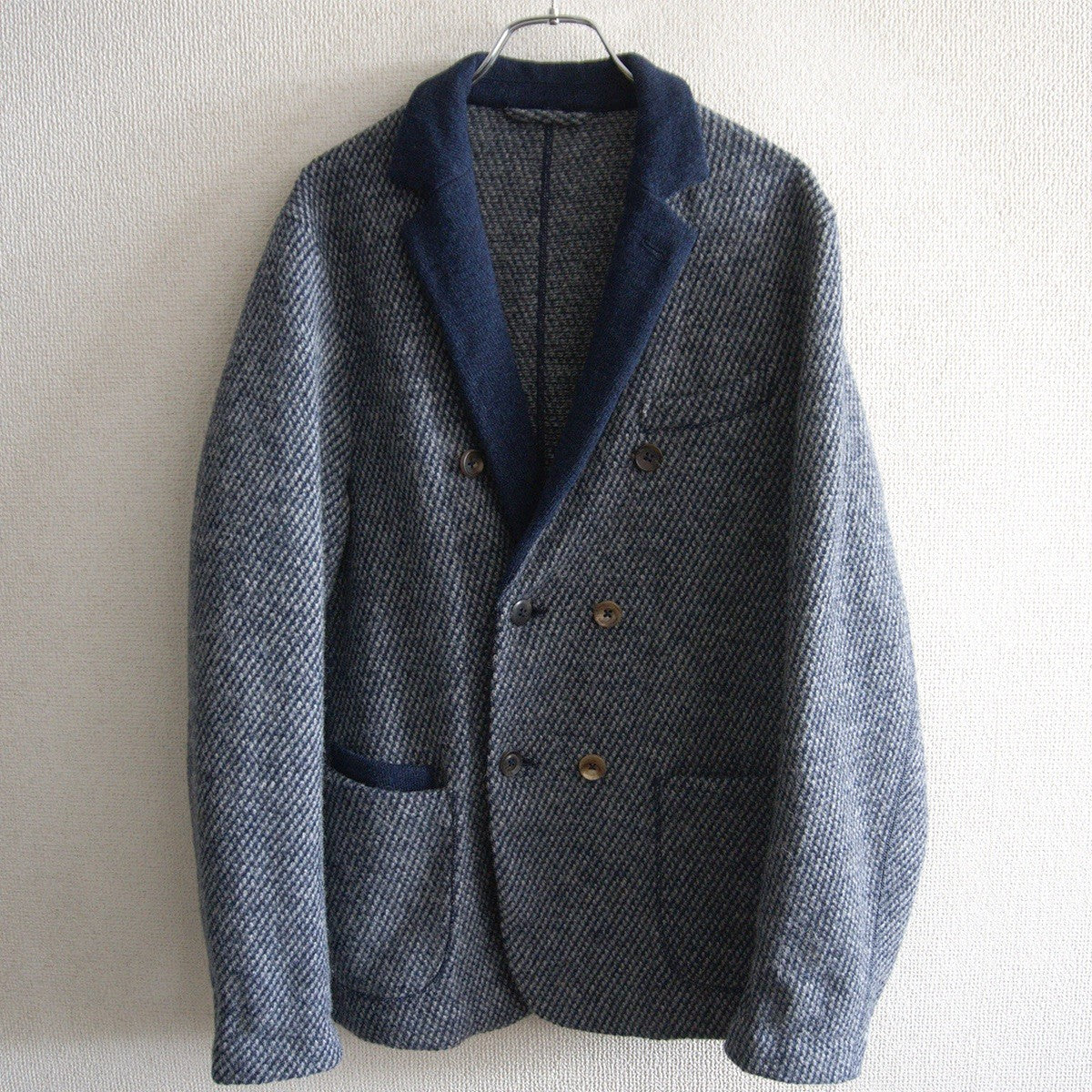 45R Wool Double-Breasted Jacket Size 3