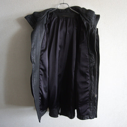 14th addiction Goatskin Mods Parka Coat Size 3