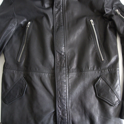 14th addiction Goatskin Mods Parka Coat Size 3