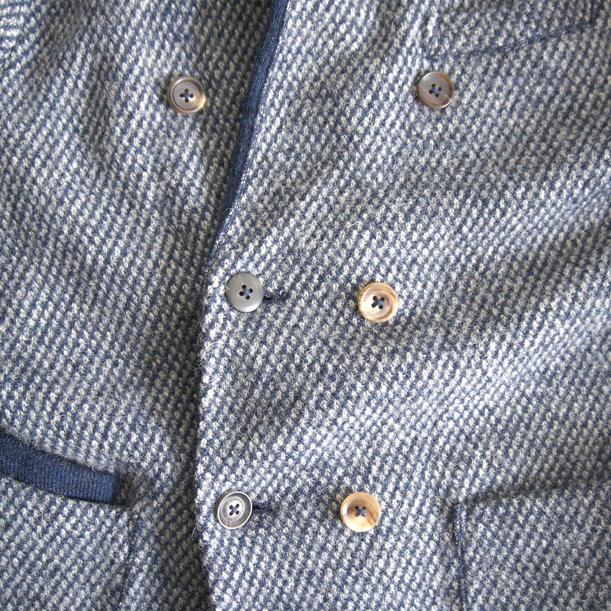 45R Wool Double-Breasted Jacket Size 3