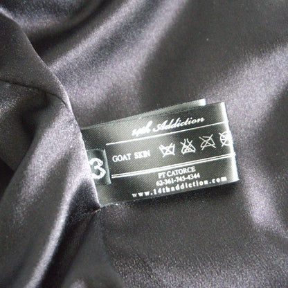 14th addiction Goatskin Mods Parka Coat Size 3