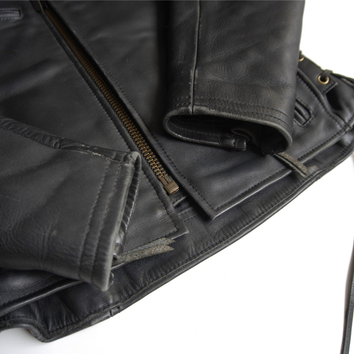 KADOYA EVO Padded Single Riders Cowhide Jacket Black Size L