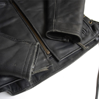 KADOYA EVO Padded Single Riders Cowhide Jacket Black Size L