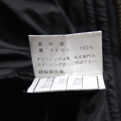 KUSHITANI Black Leather Pants Size LL