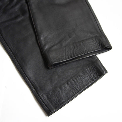 KUSHITANI Black Leather Pants Size LL