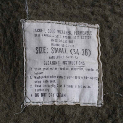 US NAVY 80s A-2 Deck Jacket Size S(34-36)