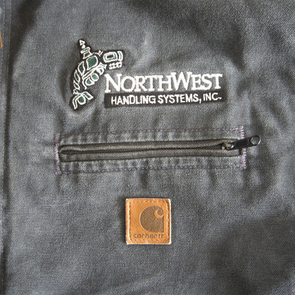 Carhartt Detroit Duck Canvas Jacket Petrol J97 PTL Size L