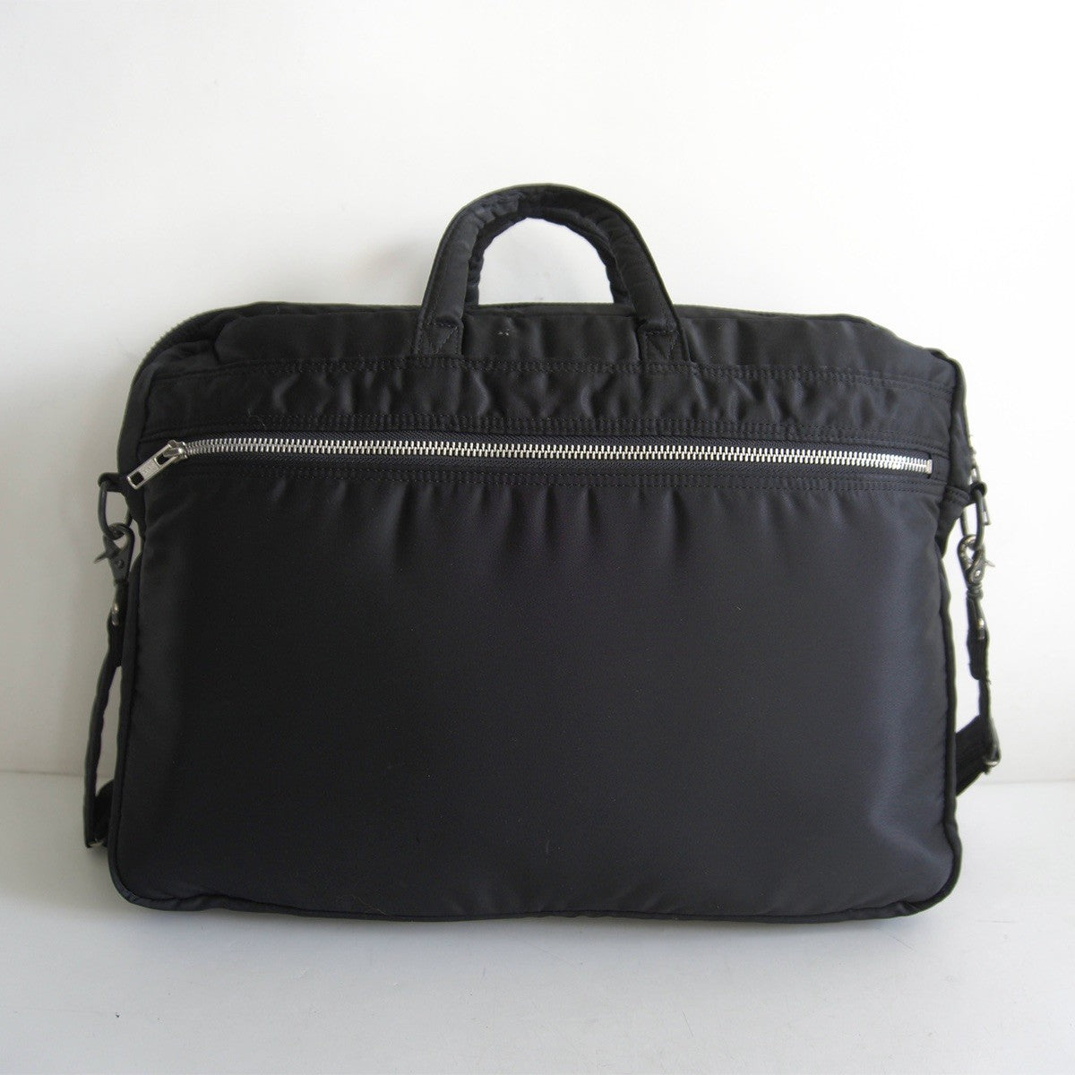 PORTER Tanker Nylon 2-Way Shoulder Briefcase Bag Black