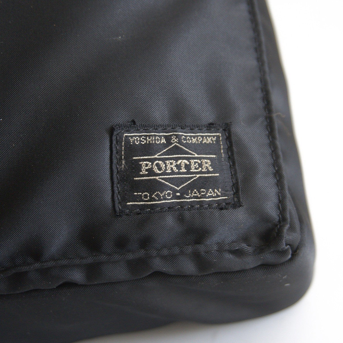 PORTER Tanker Nylon 2-Way Shoulder Briefcase Bag Black