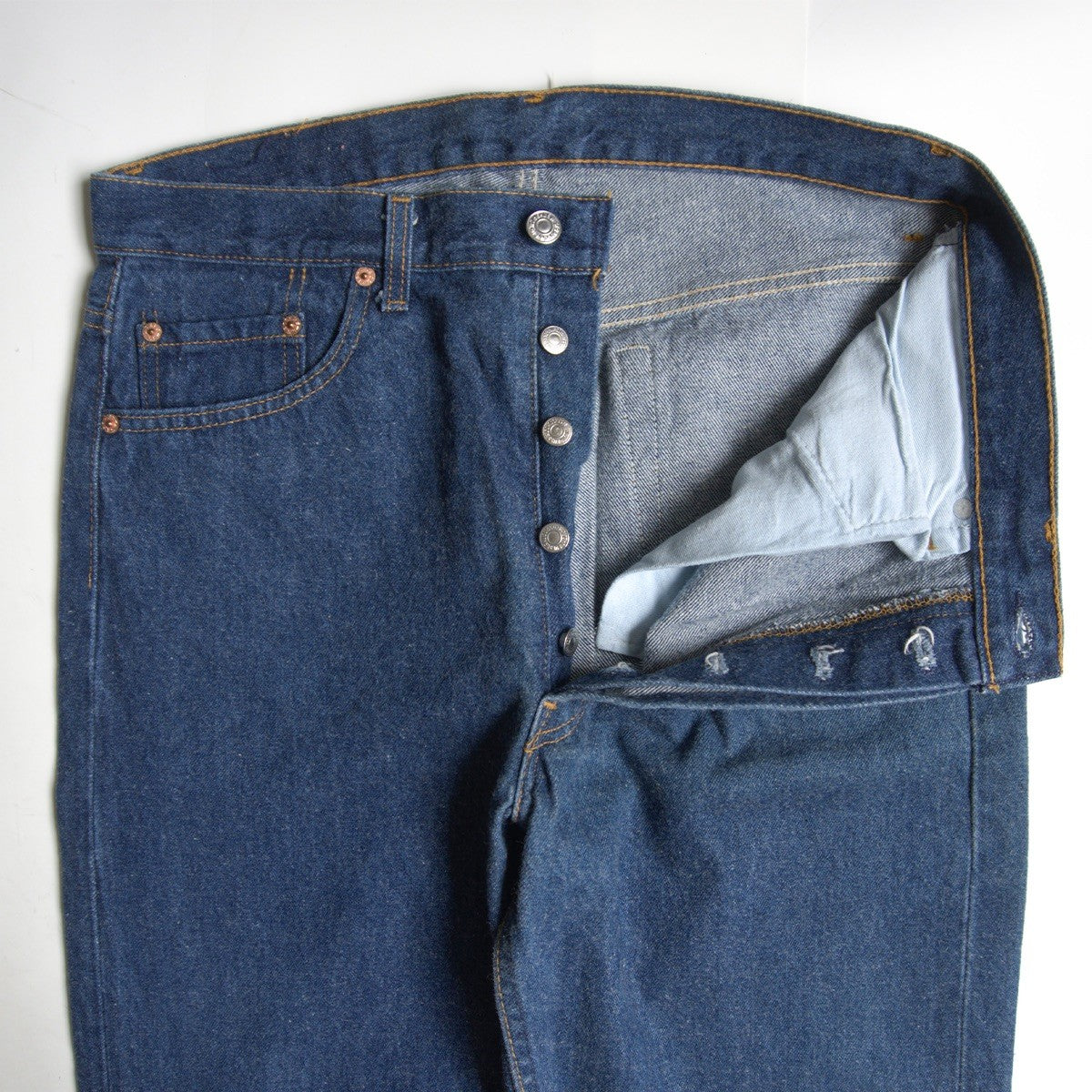 LEVI'S 90s USA Made 501 Denim Jeans Size 34×32