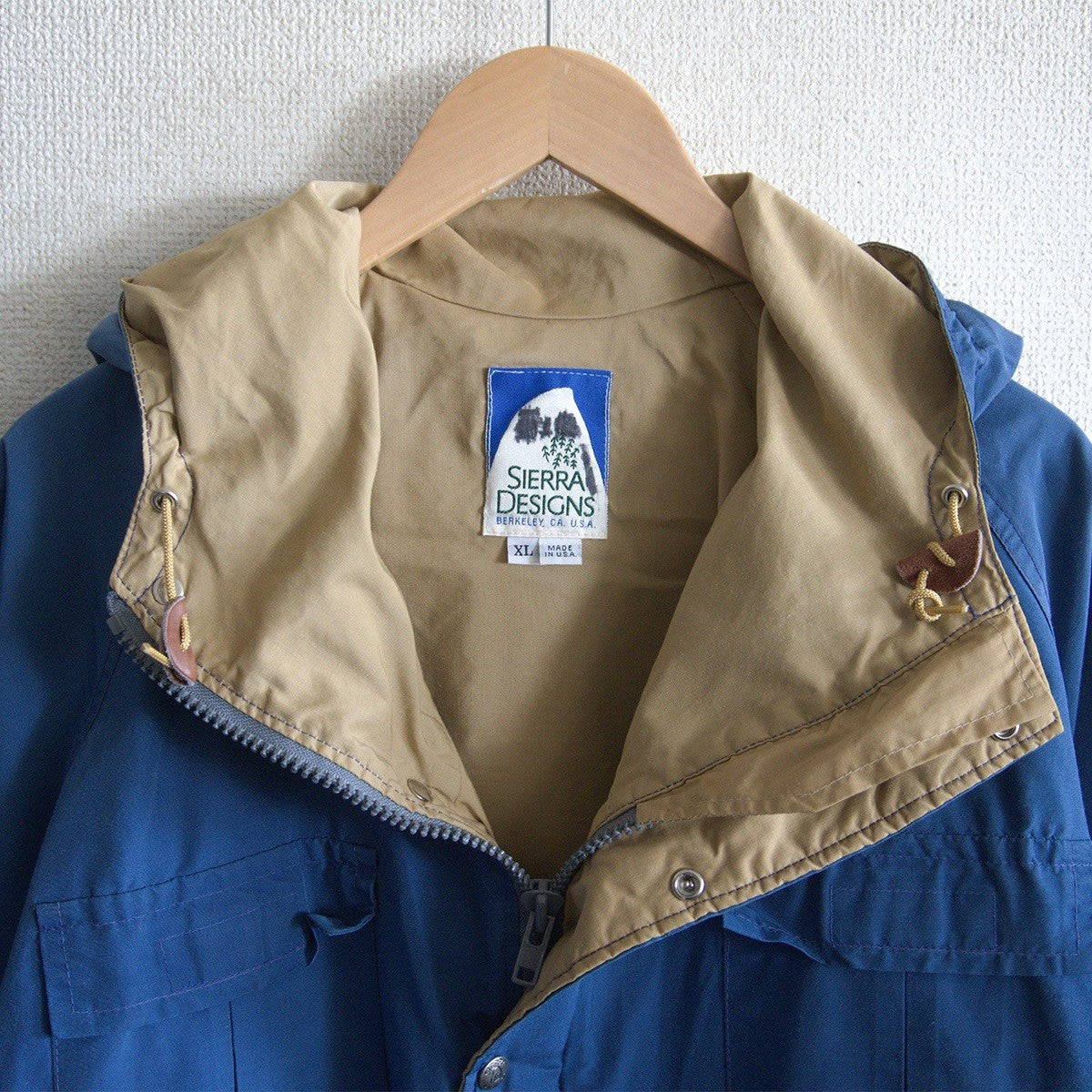 Sierra Designs USA Made 60/40 Mountain Parka Blue Jacket Size XL