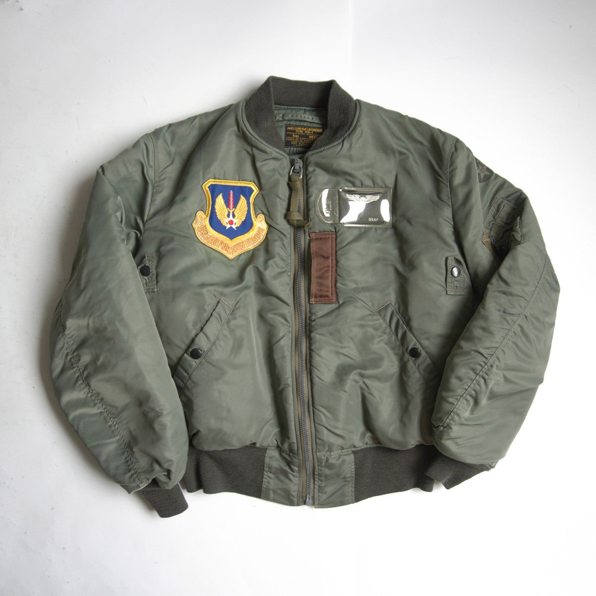 LION UNIFORM Buzz Rickson's 50s MA-1 Sage Green Jacket Size M