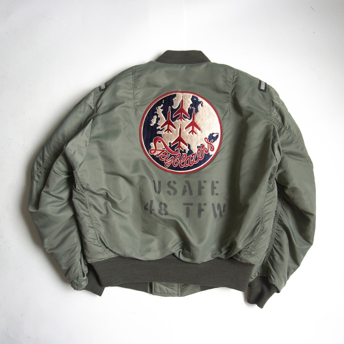 LION UNIFORM Buzz Rickson's 50s MA-1 Sage Green Jacket Size M