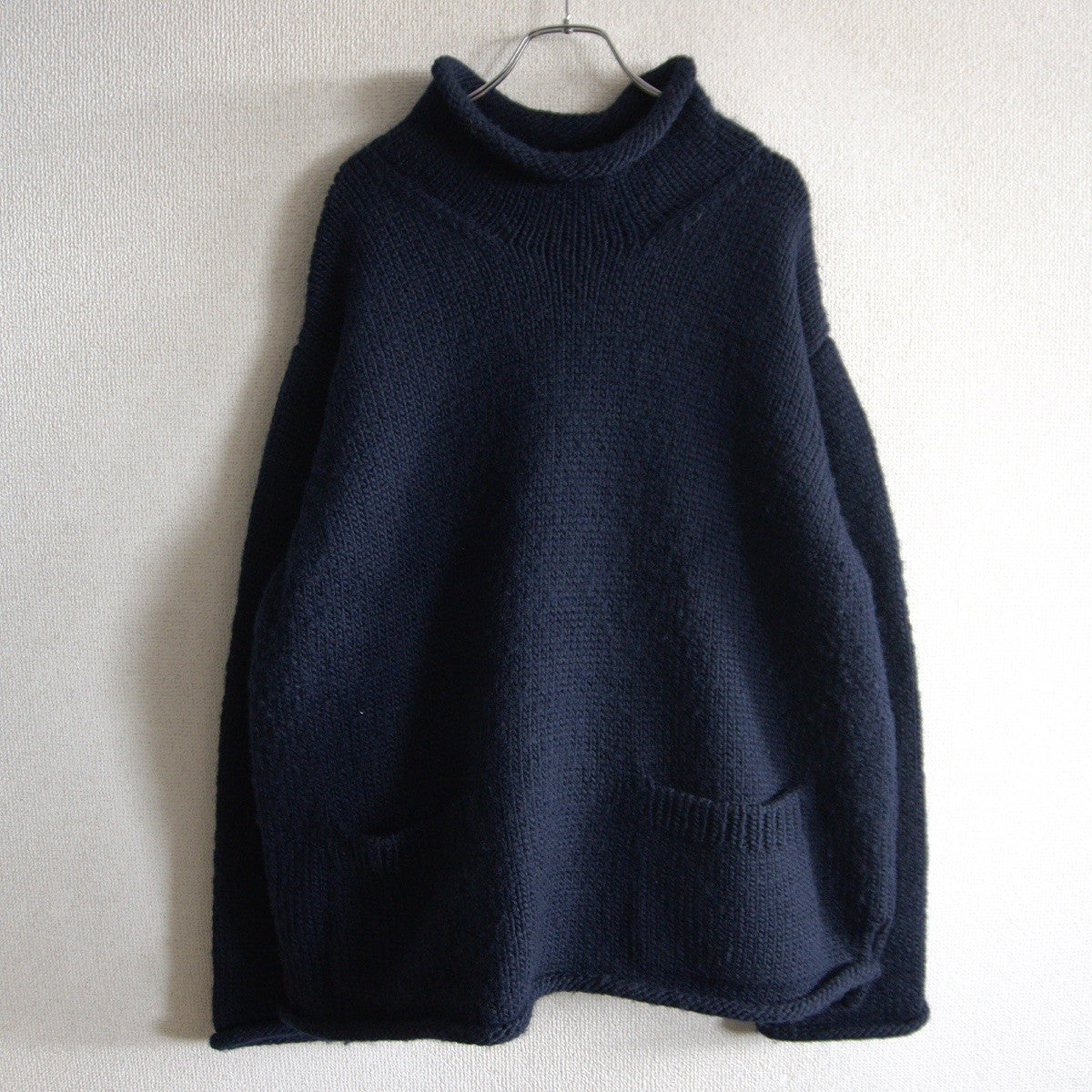 Y's for men 90s Archive Roll Neck Wool Sweater Navy