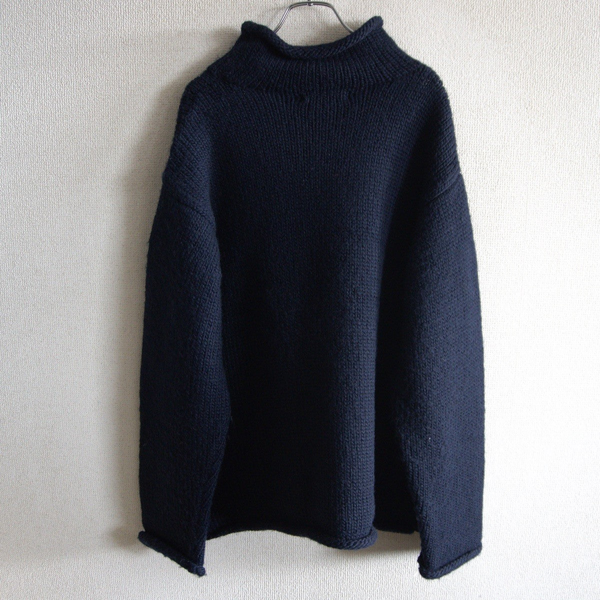 Y's for men 90s Archive Roll Neck Wool Sweater Navy