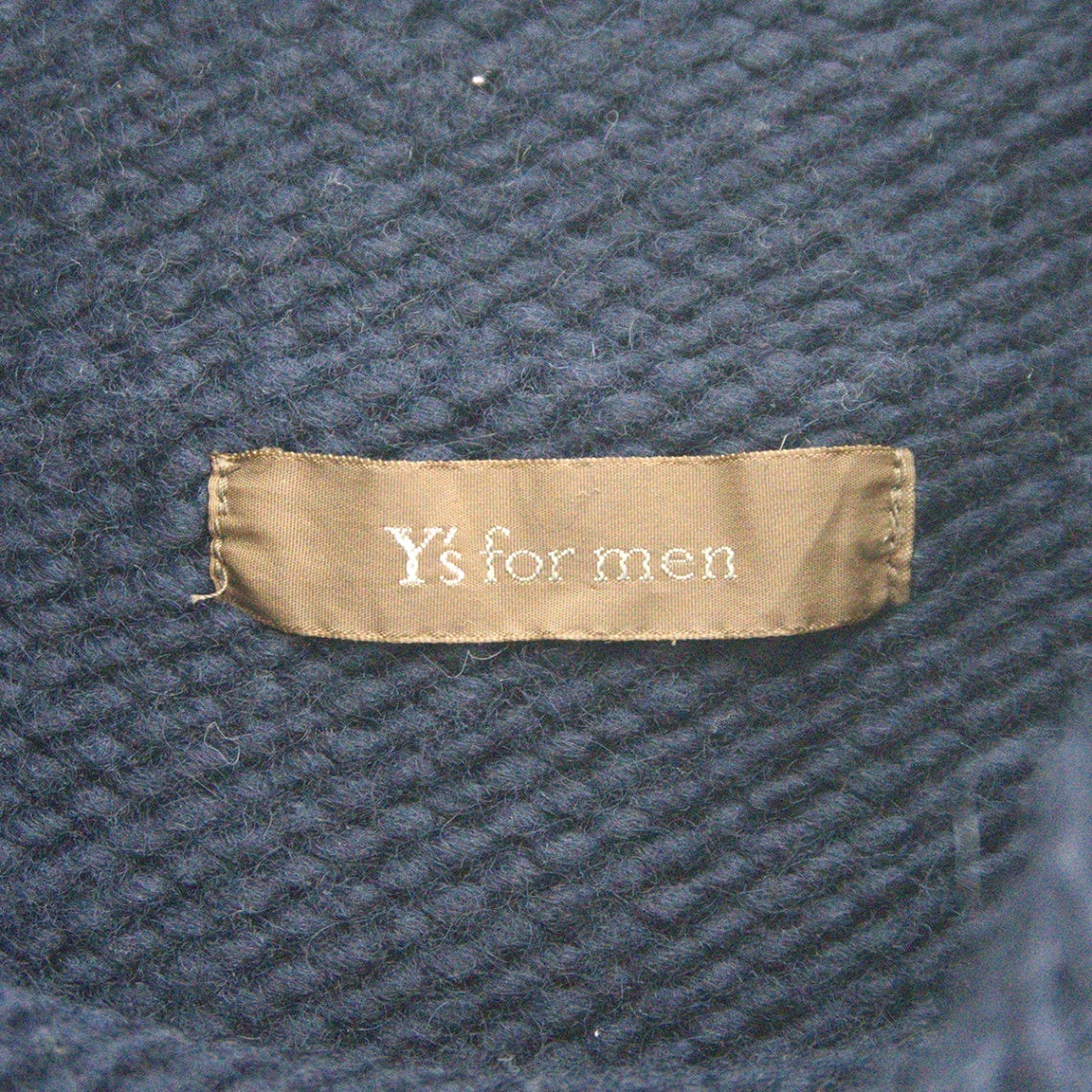 Y's for men 90s Archive Roll Neck Wool Sweater Navy
