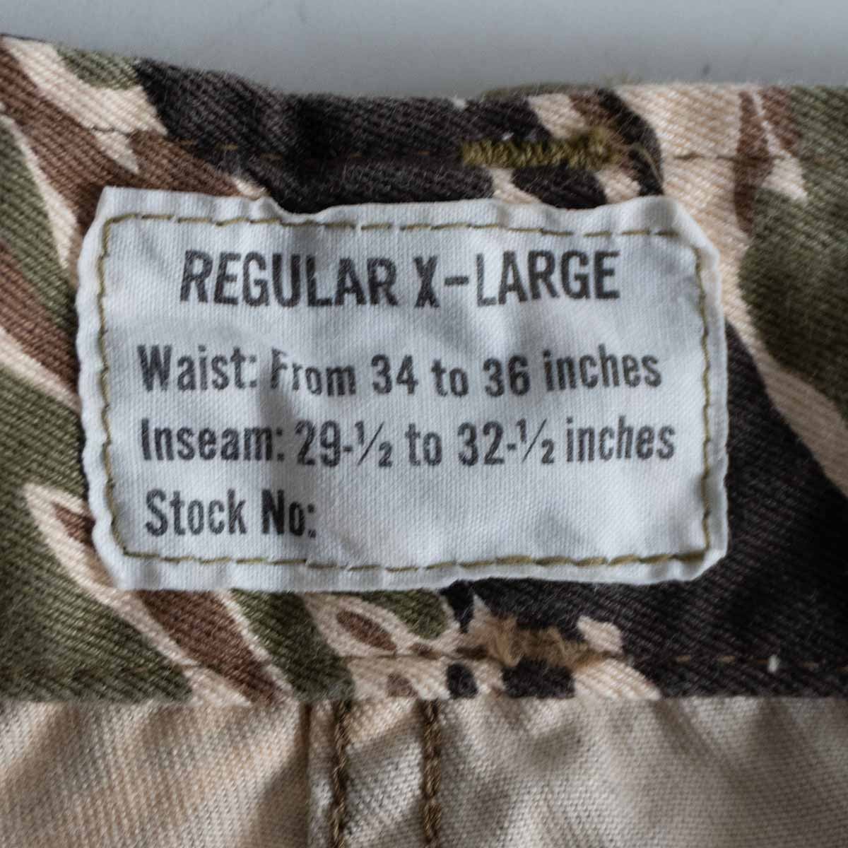THE REAL McCOY'S Tiger Camo Trousers Size XL