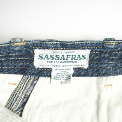 SASSAFRAS Fall Leaf Denim Jeans Size L