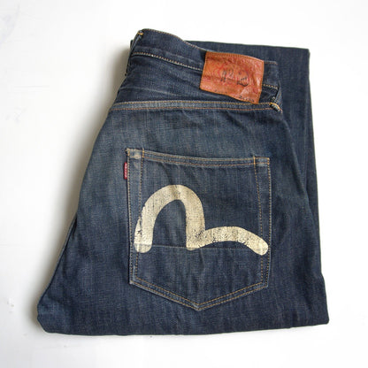 EVISU LOT.2001 Seagull Denim Jeans Size 34×35