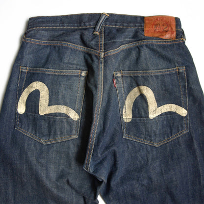 EVISU LOT.2001 Seagull Denim Jeans Size 34×35