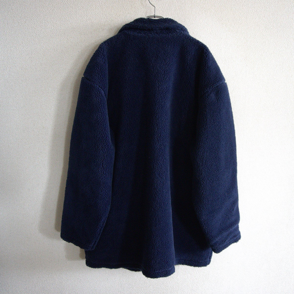 USA 80s L.L.Bean Boa Fleece Jacket Metal Button Size L