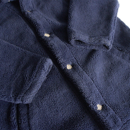 USA 80s L.L.Bean Boa Fleece Jacket Metal Button Size L