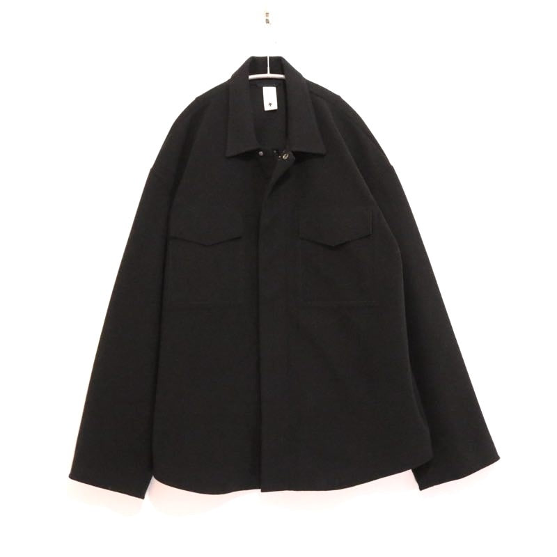 DESCENTE PAUSE Polyester Packable Long Sleeve Shirt Black Size O