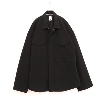 DESCENTE PAUSE Polyester Packable Long Sleeve Shirt Black Size O