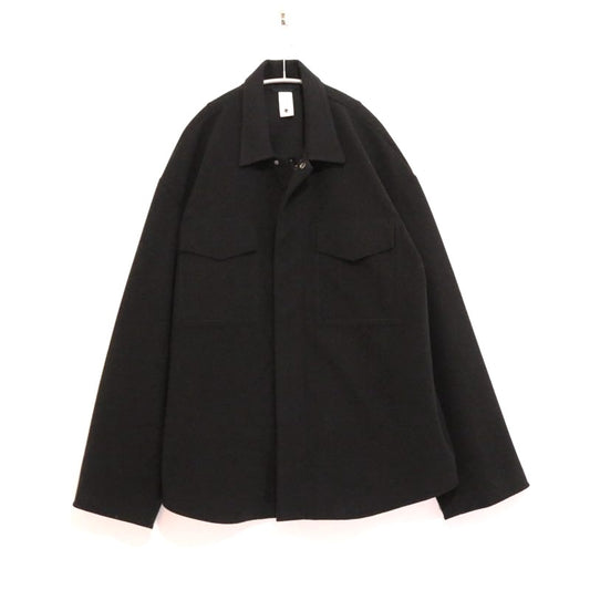 DESCENTE PAUSE Polyester Packable Long Sleeve Shirt Black Size O